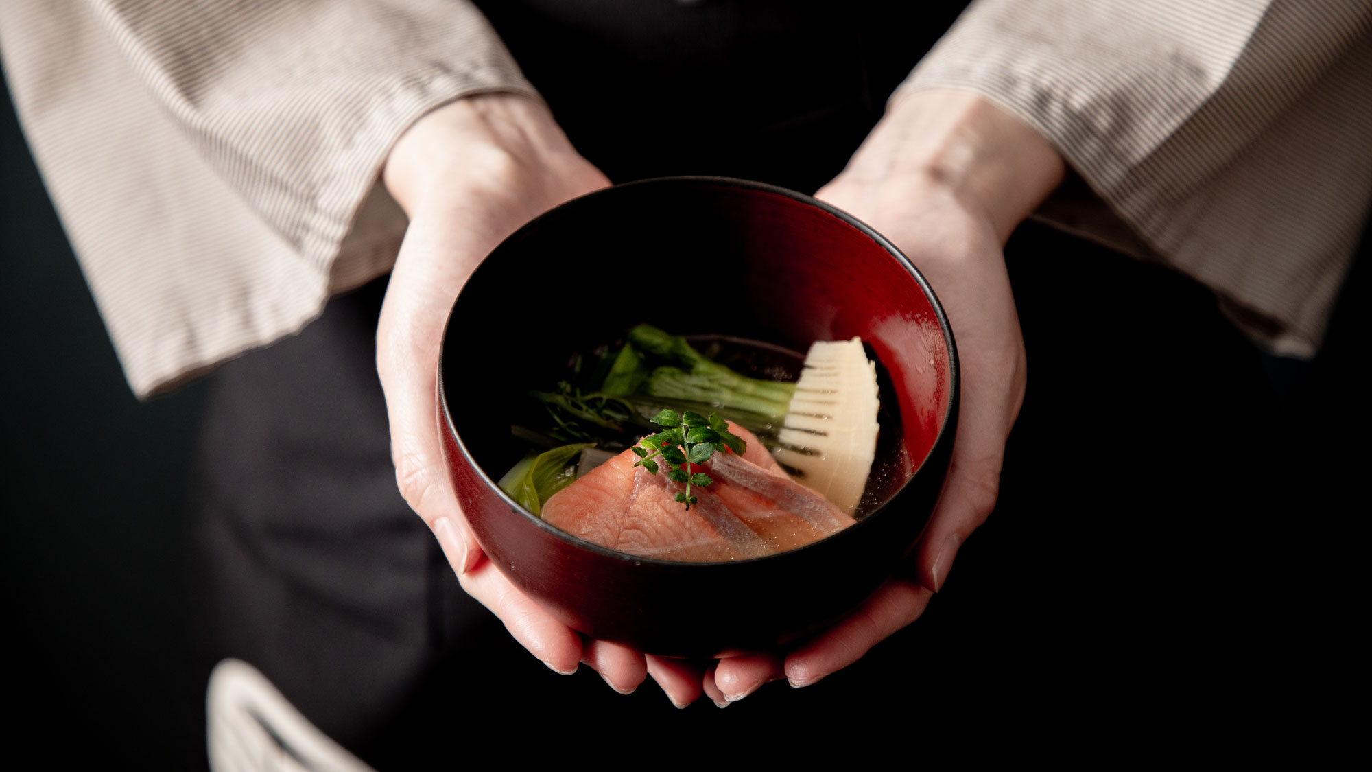 お椀替り＜春のお料理＞春菜苦味鍋