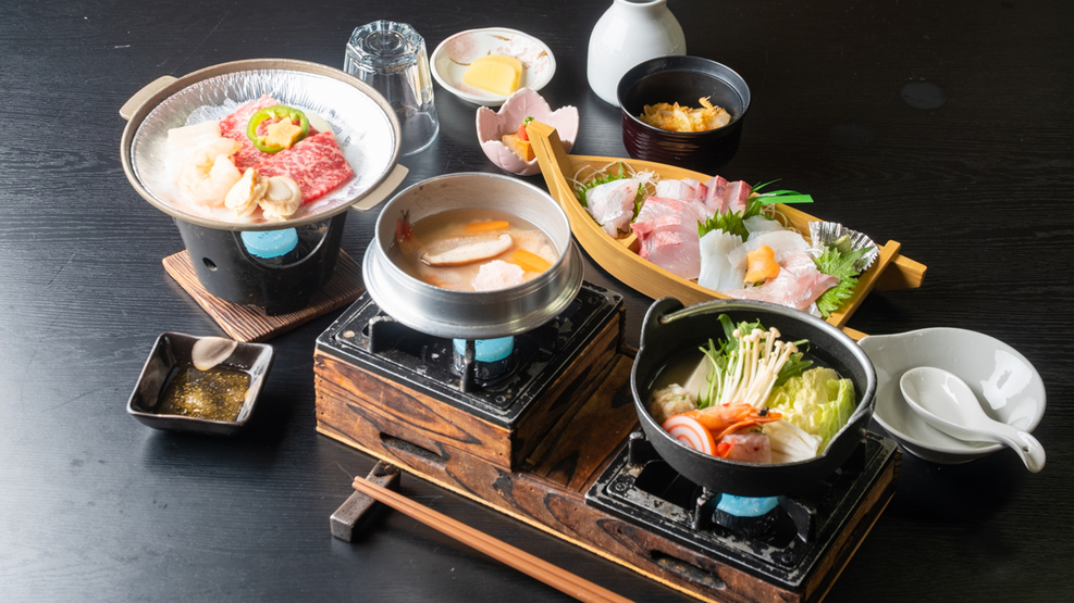 【A海浪漫コース】リーズナブル【新企画♪】お得にお安く♪氷見の新鮮な海鮮料理を味わえる♪