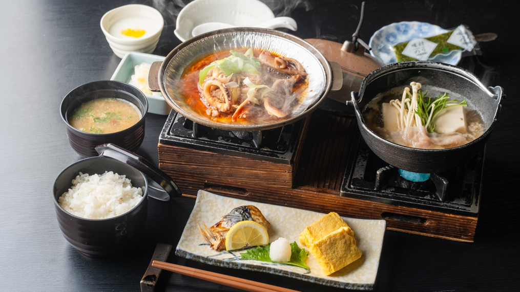 【朝食付】【連泊】ビジネスにも観光にもオススメ！自慢の『イカ味噌焼き』を朝食で♪