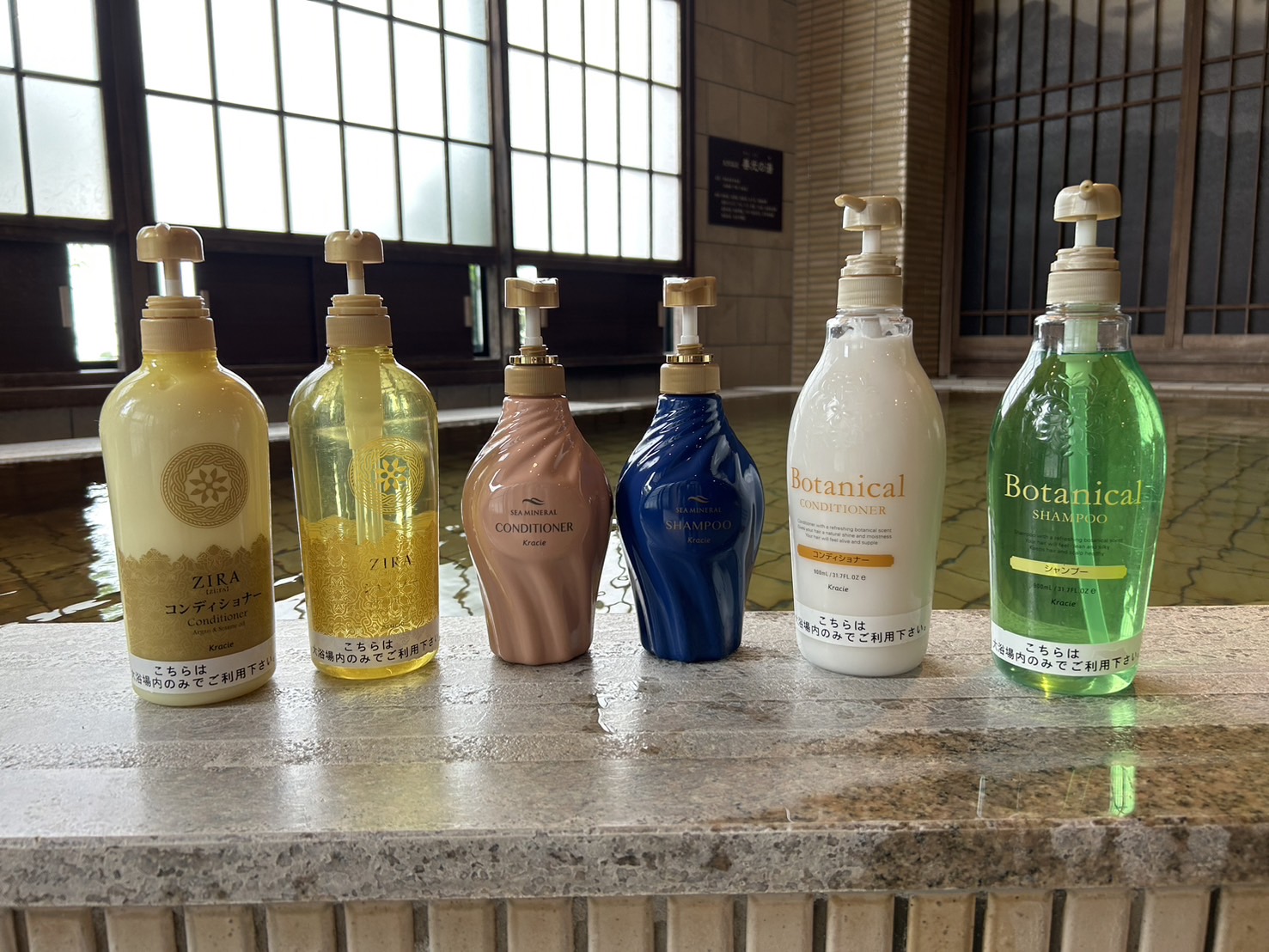 ◆女性大浴場シャンプーバー　