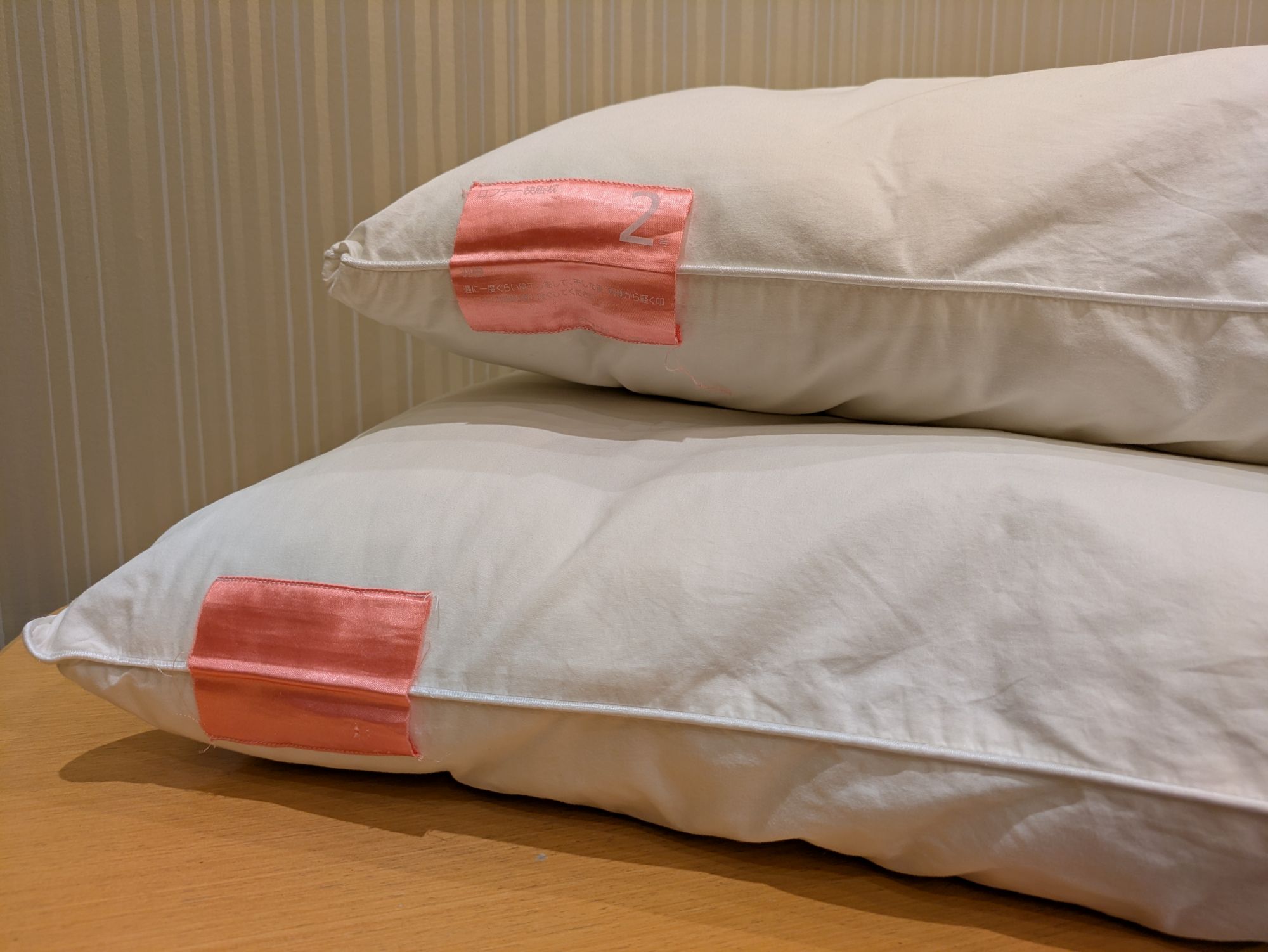 ◇お選びいただける貸出枕【羽毛枕】