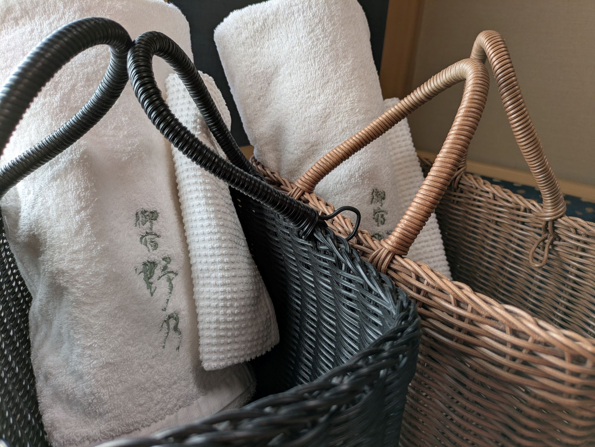 ◇湯かご（タオルセット）