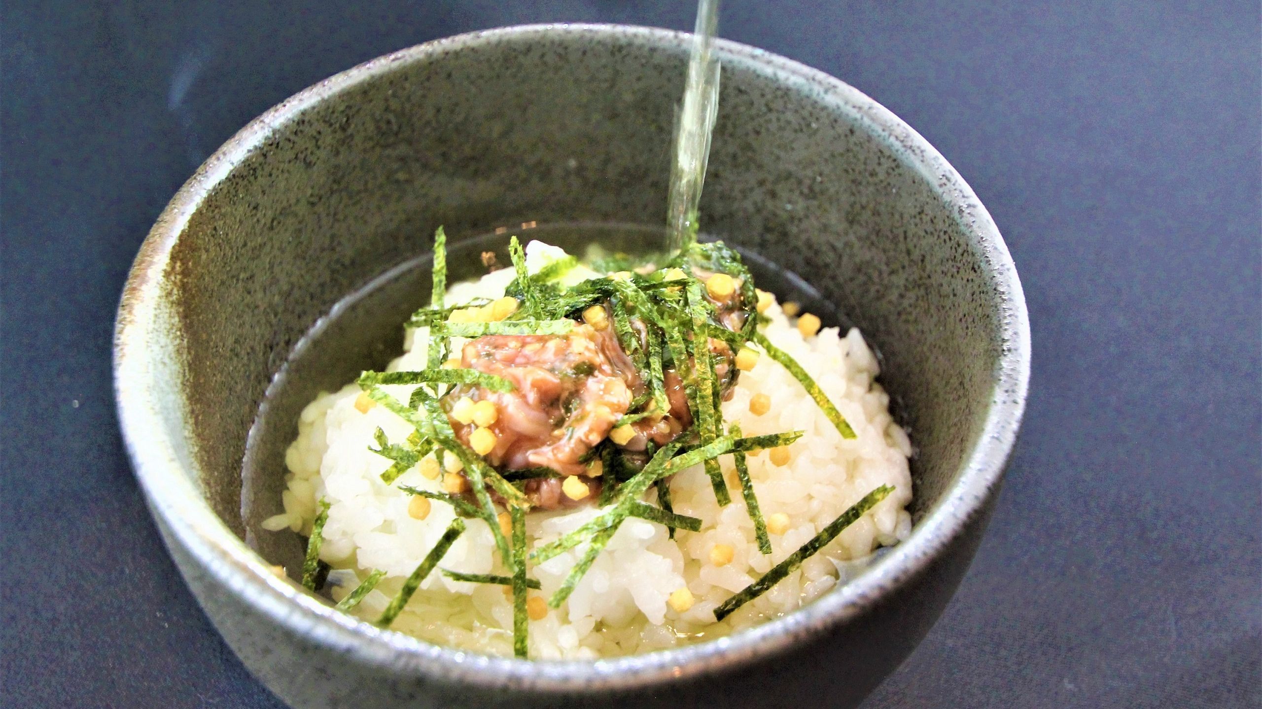 朝食バイキング「鞆の浦産　鯛の塩辛茶漬け」