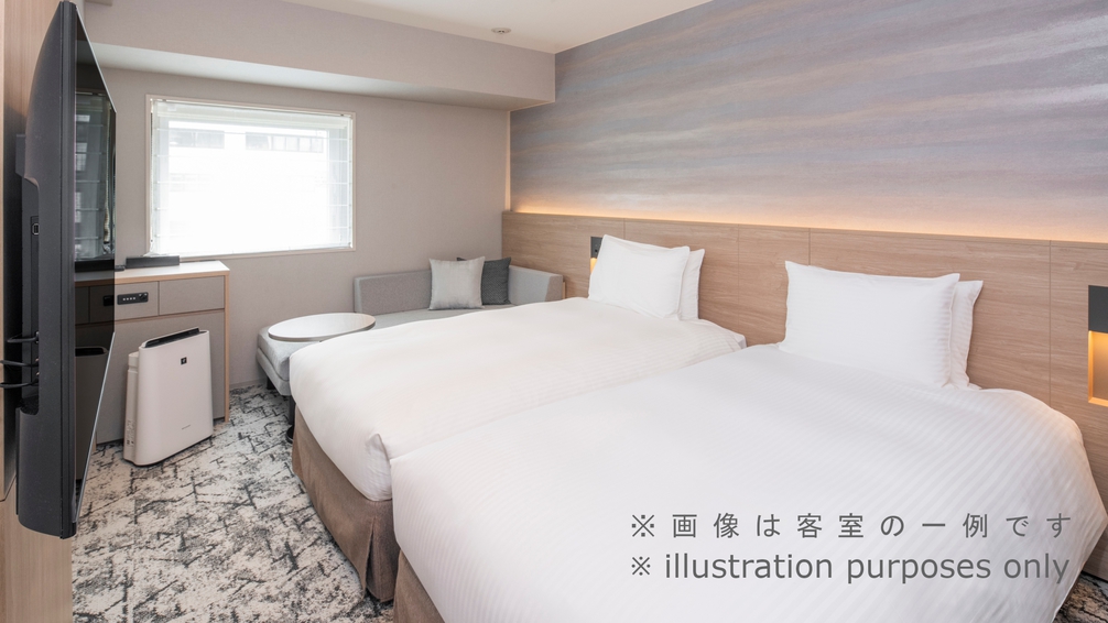 【2025年5月改装】スタンダードツイン（客室一例）