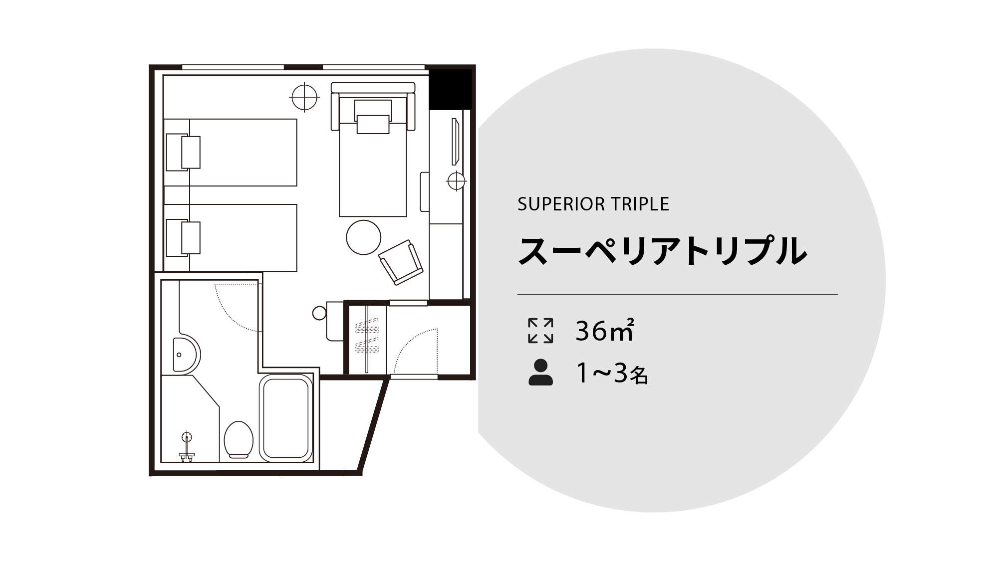 スーペリア トリプル