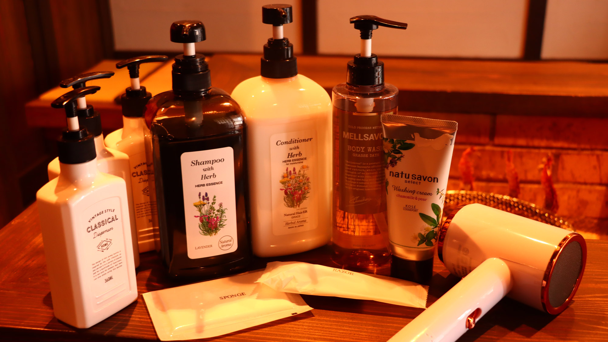 ☆アメニティ☆女将厳選の女性に嬉しいアメニティも揃えています♪