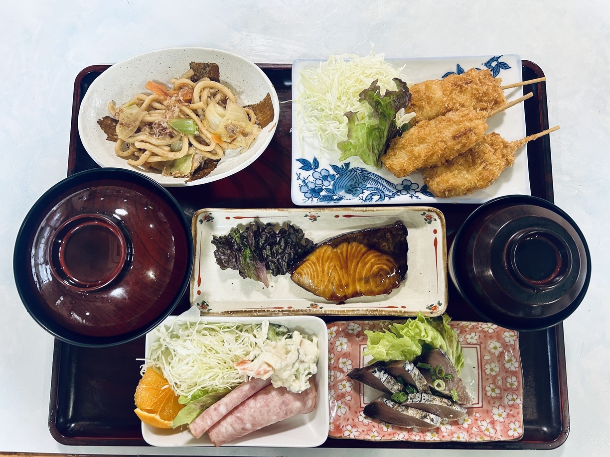 自家製米と地元野菜をふんだんに使ったしっかり二食付プラン