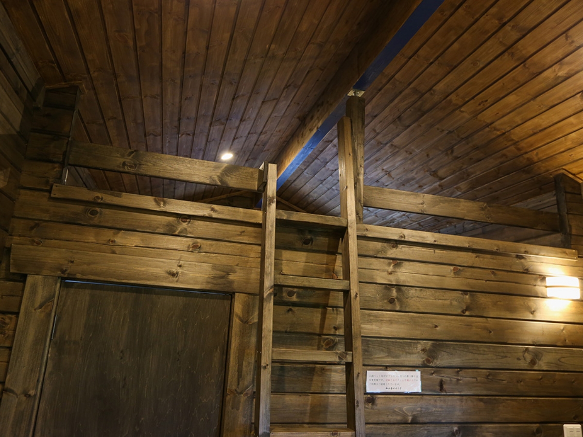 【四の棟＜2K＋ロフト＞古民家風コテージ】ロフト