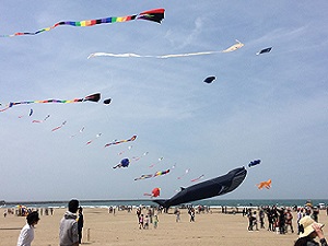 内灘海水浴場☆世界の凧の祭典☆5月初旬