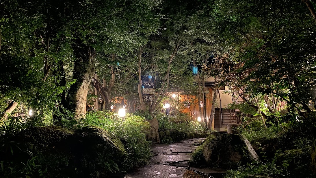 【景観・風景】夜の庭園