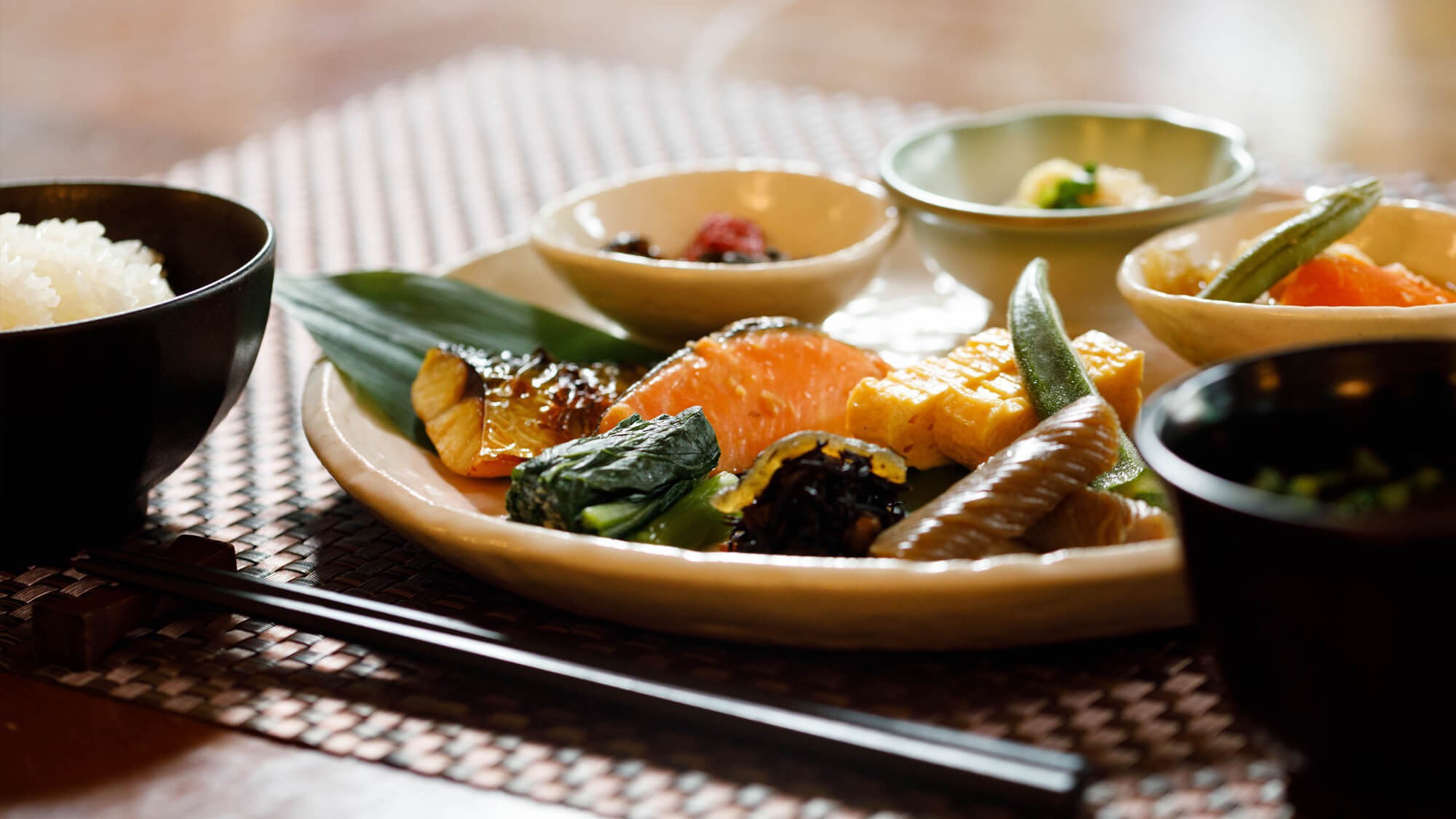 和洋朝食ブッフェ／一例／和食派の方にも。信州の新鮮食材が彩る、爽やかな朝をお過ごしください