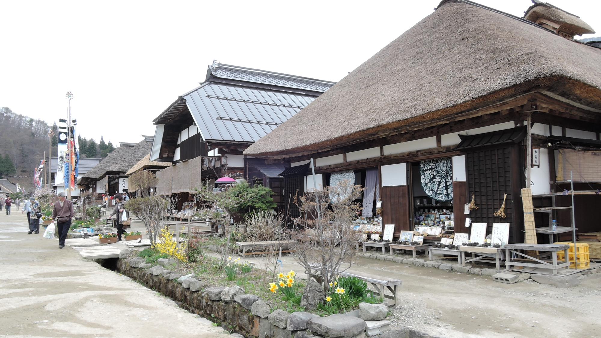 *大内宿／会津観光の人気スポット。当館より車で約１５分。