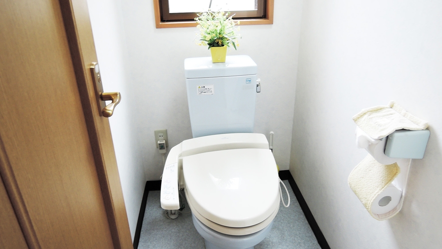 *共用トイレ／洗浄機能付きの綺麗なトイレです。