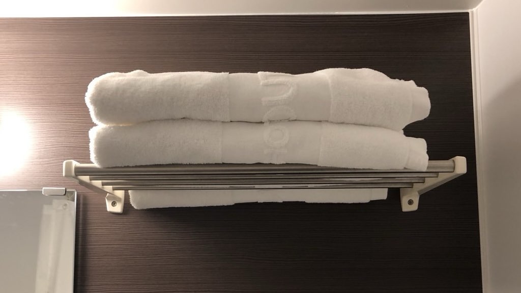 ユニットバス内バスタオル