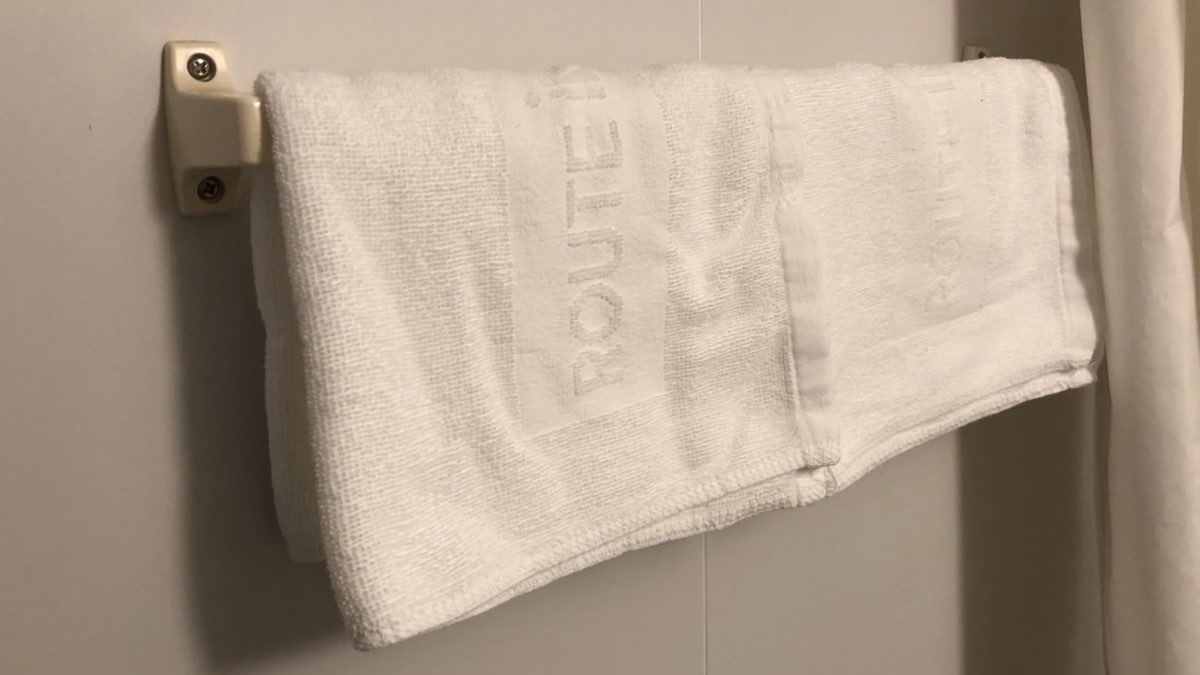 ユニットバス内フェイスタオル