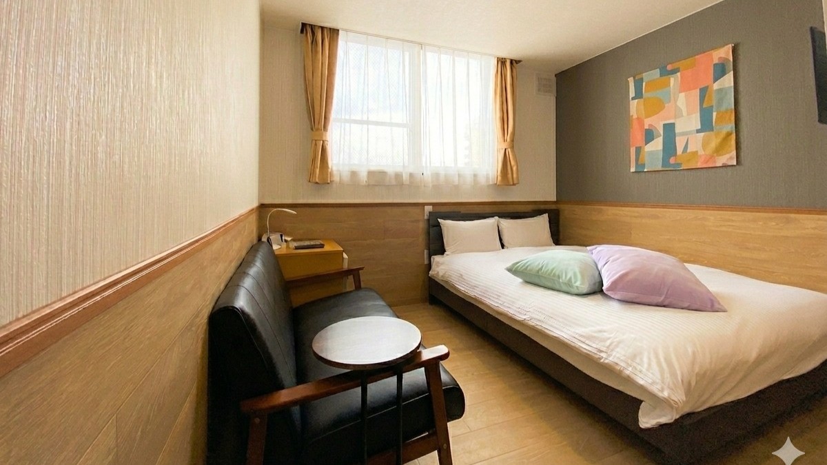 【禁煙】ペットフレンドリールーム　２名利用ダブルベッド１台