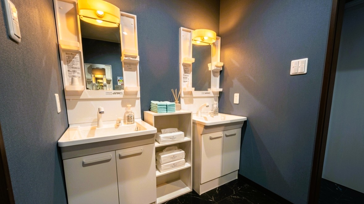 カプセルルーム専用洗面所