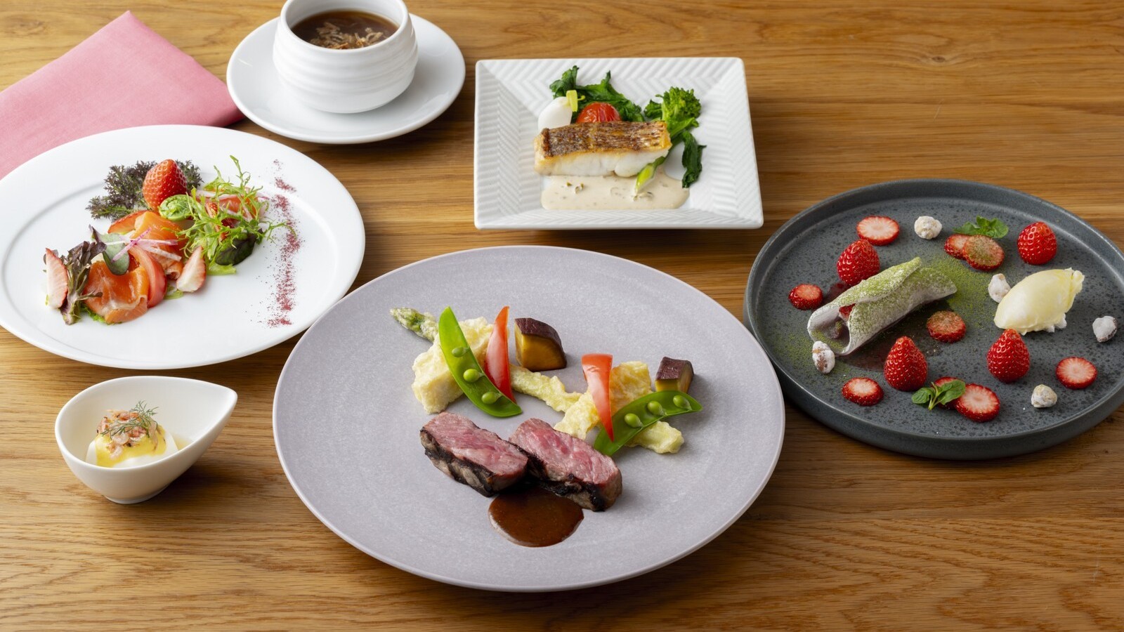 希少いちごとNAGANO　WINEのペアリングディナー
