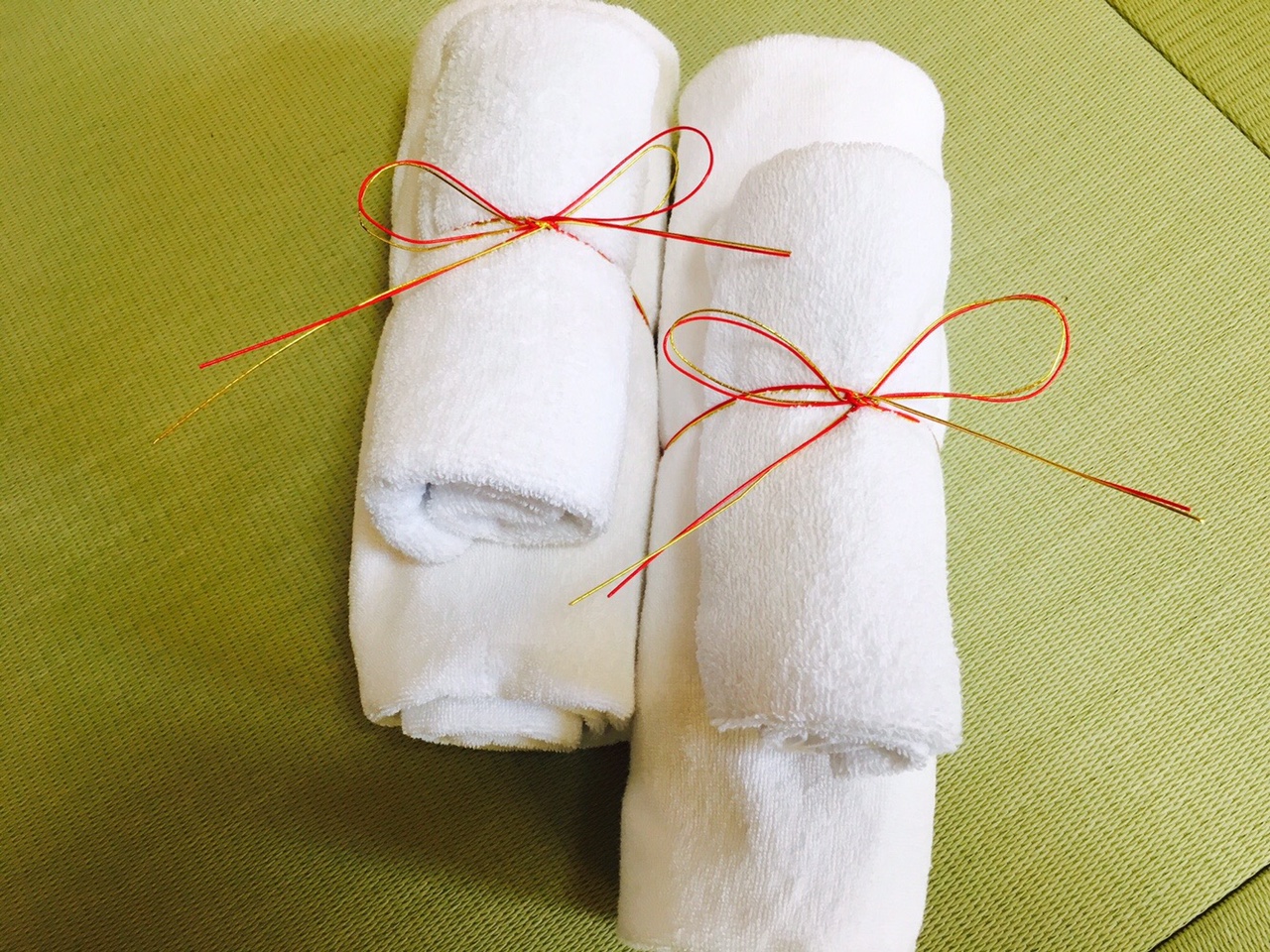 水引を結んで縁結び タオル一式