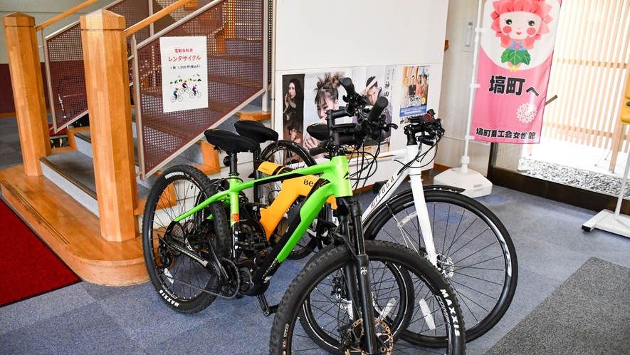 【レンタサイクルコーナー】レンタサイクルでぐる~りと塙町巡り!