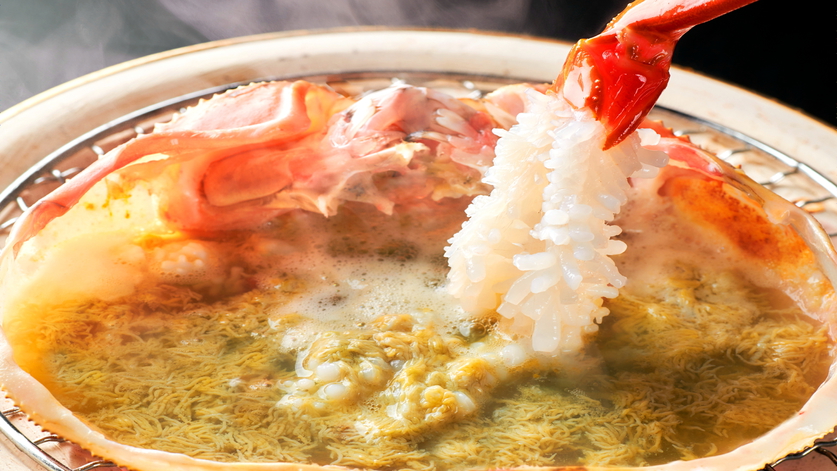 ■かに三昧（極）■蟹通限定「皇室献上級サイズ！特大加能蟹1.2kg以上！＆たっぷり蟹刺し！＆香箱蟹」