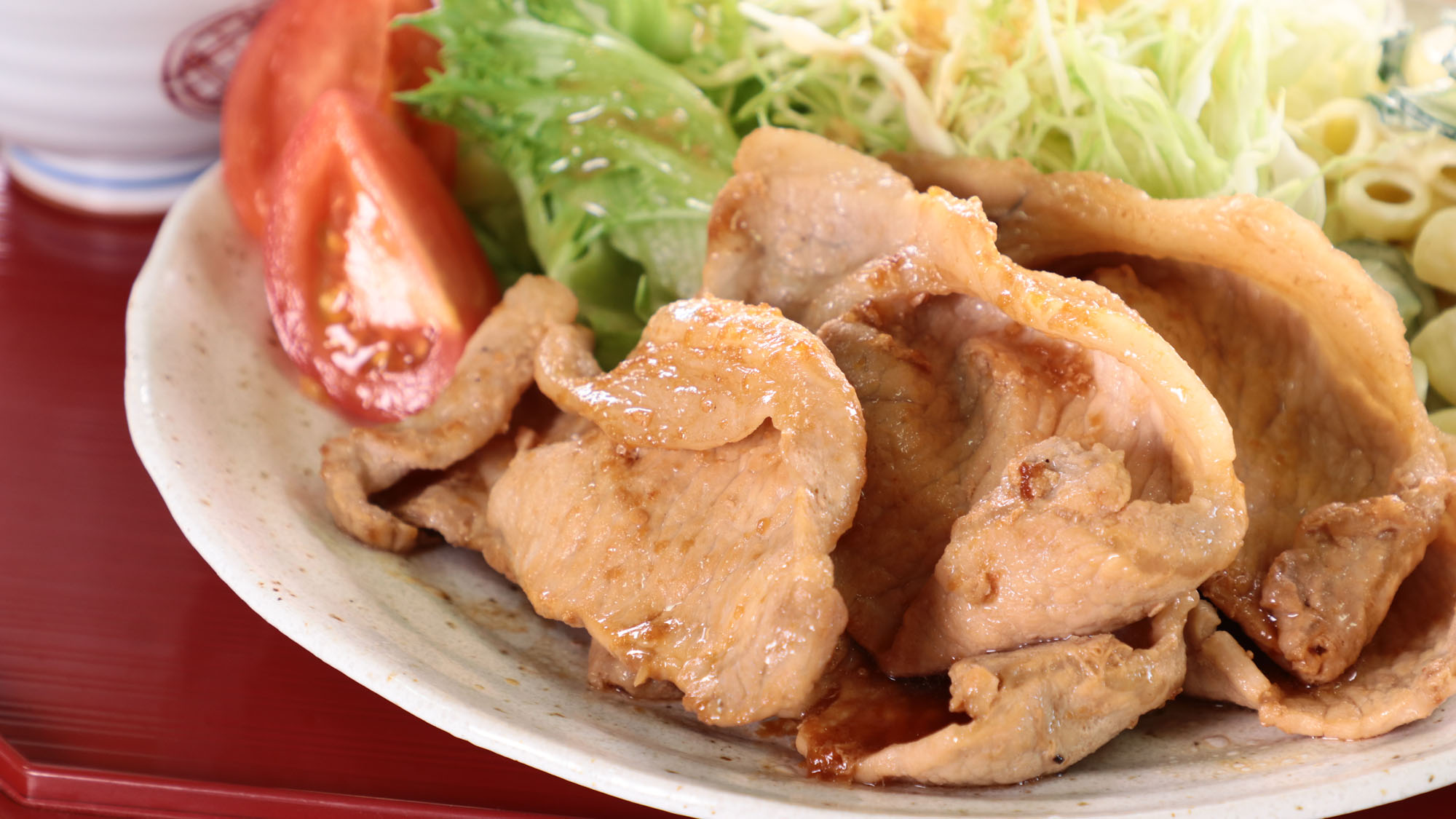 【お料理】日替わり生姜焼き定食*