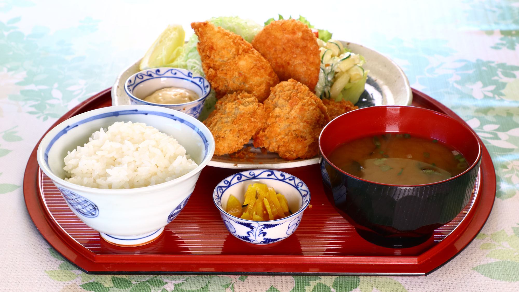 【お料理】日替わりミックスフライ定食*