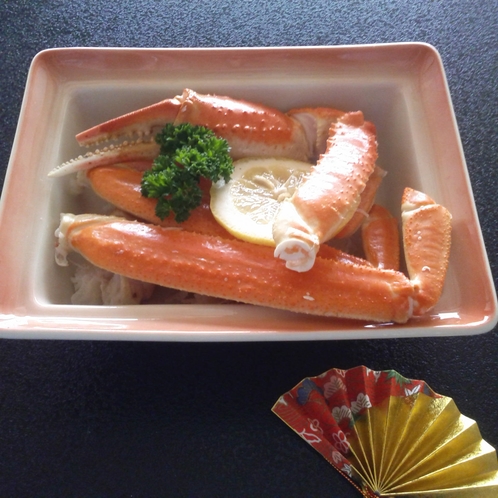 海老蟹重点コース料理一例