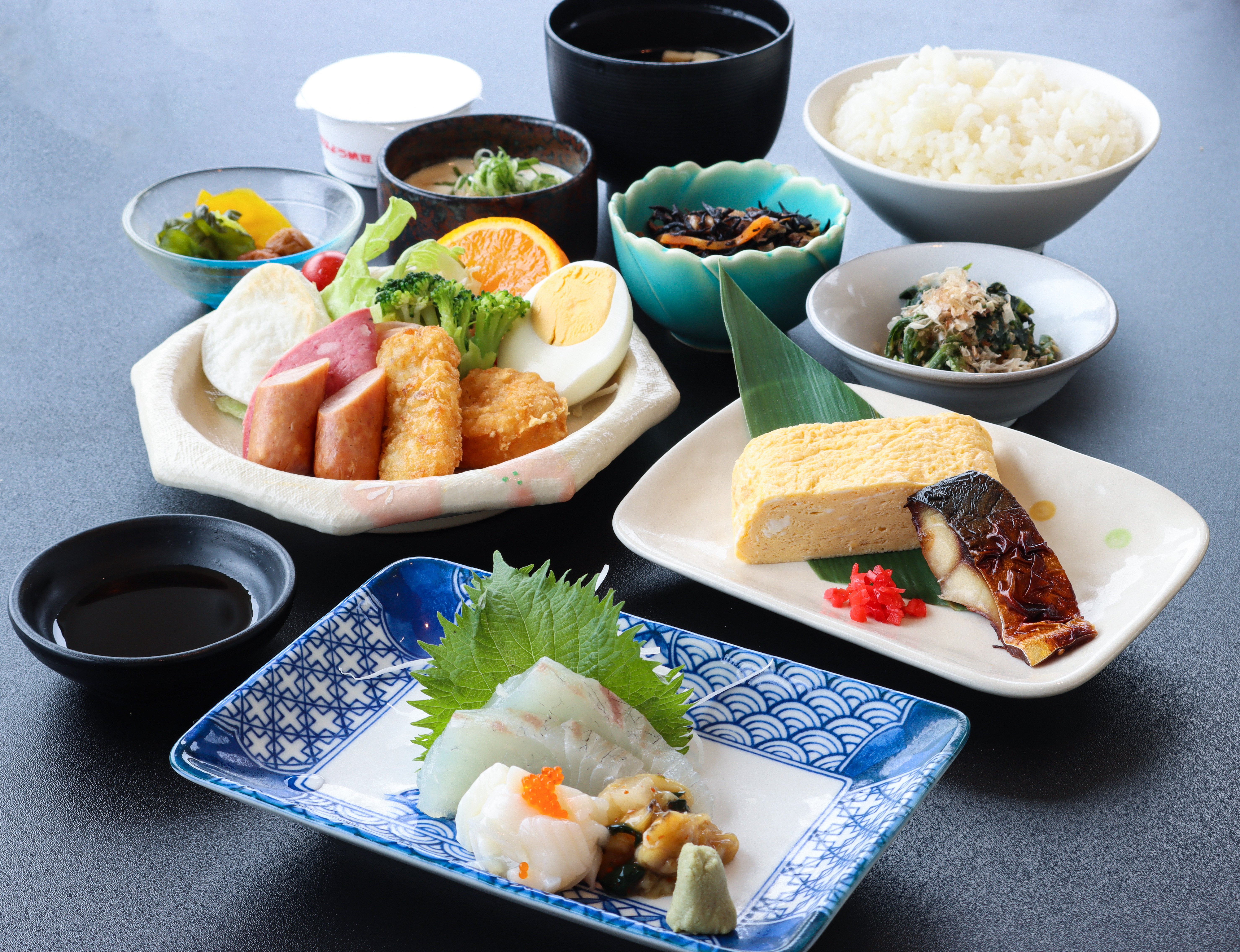 【朝食】和洋食セット