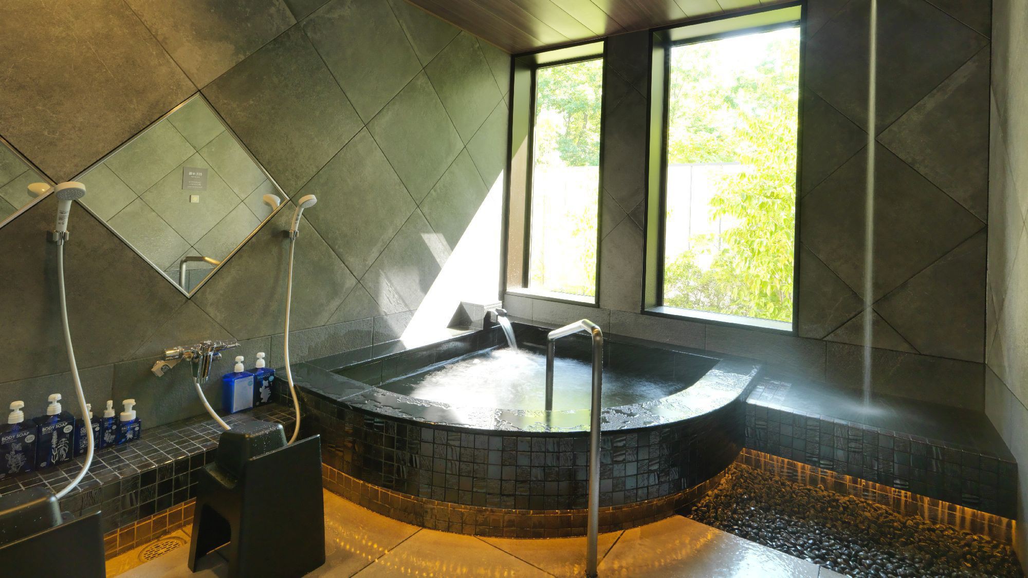 ◆個室風呂／気兼ねなくゆっくりと、プライベートな湯浴みをお愉しみください（一例）