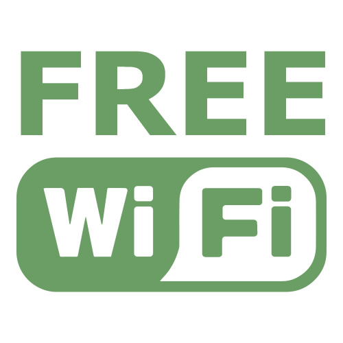 客室内は無料のブロードバンドWi-Fiをご利用いただけます（各部屋ごとにパスワード設定）