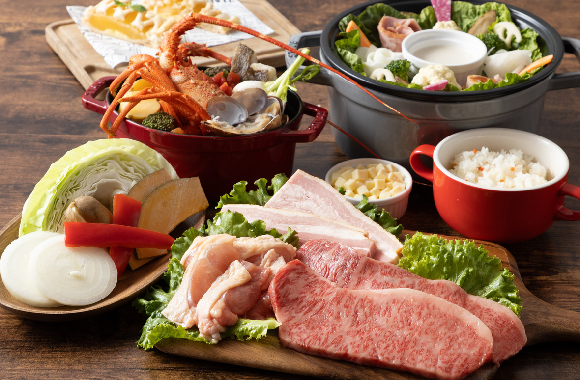 【2食付】メゾネットスイートヴィラのプライベートデッキでワンランク上の特製BBQ!!