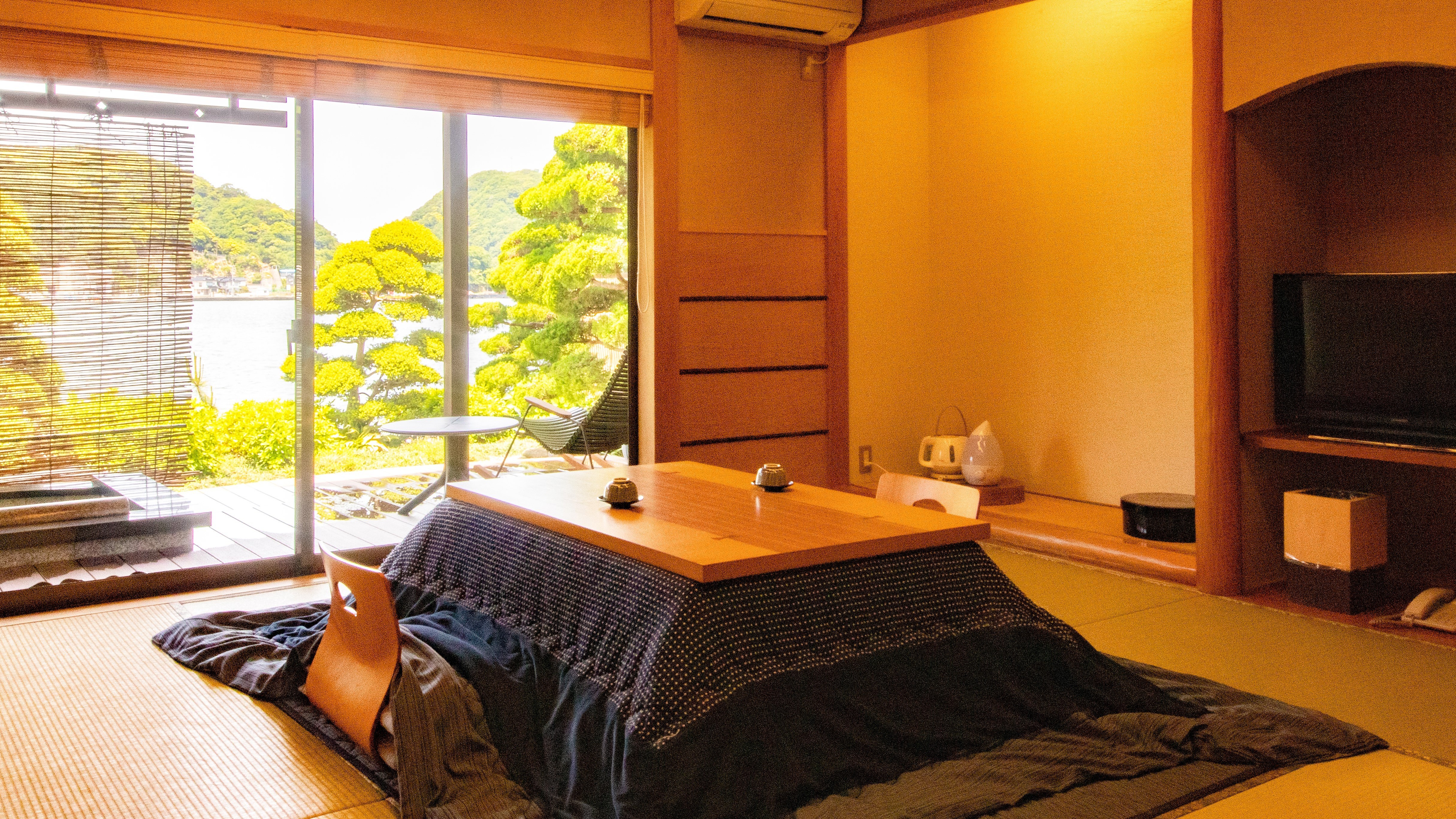 離れ客室は２間で広々