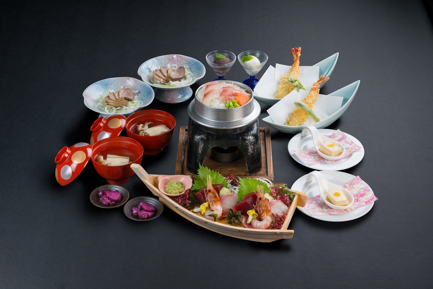 【全室禁煙】上質な素材を味わう１泊２食付宿泊プラン　〜少量美味コース〜