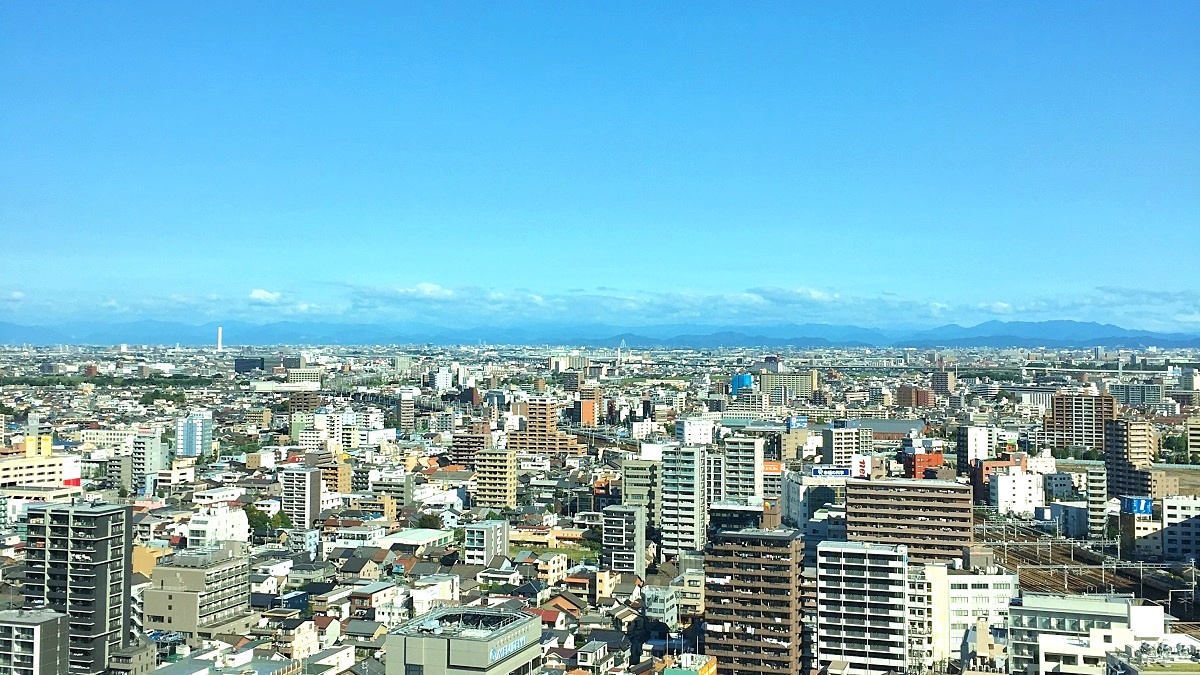 高層階スーペリアフロア【高層階20F～23F】岐阜市方面眺望