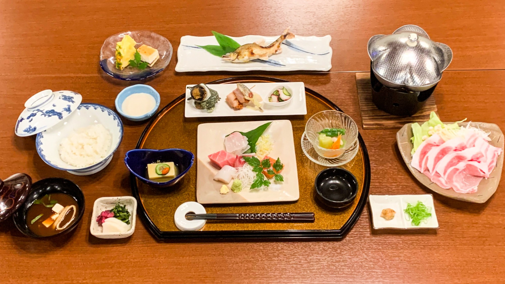 地元食材を活かした、やさしい和朝食をご用意。