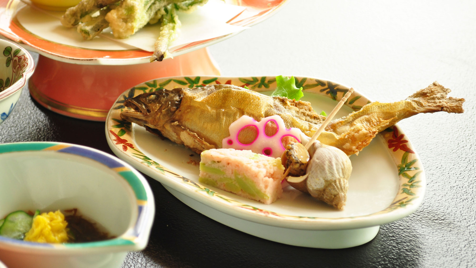 【ご夕食一例：あじさいプラン】鮎の塩焼き