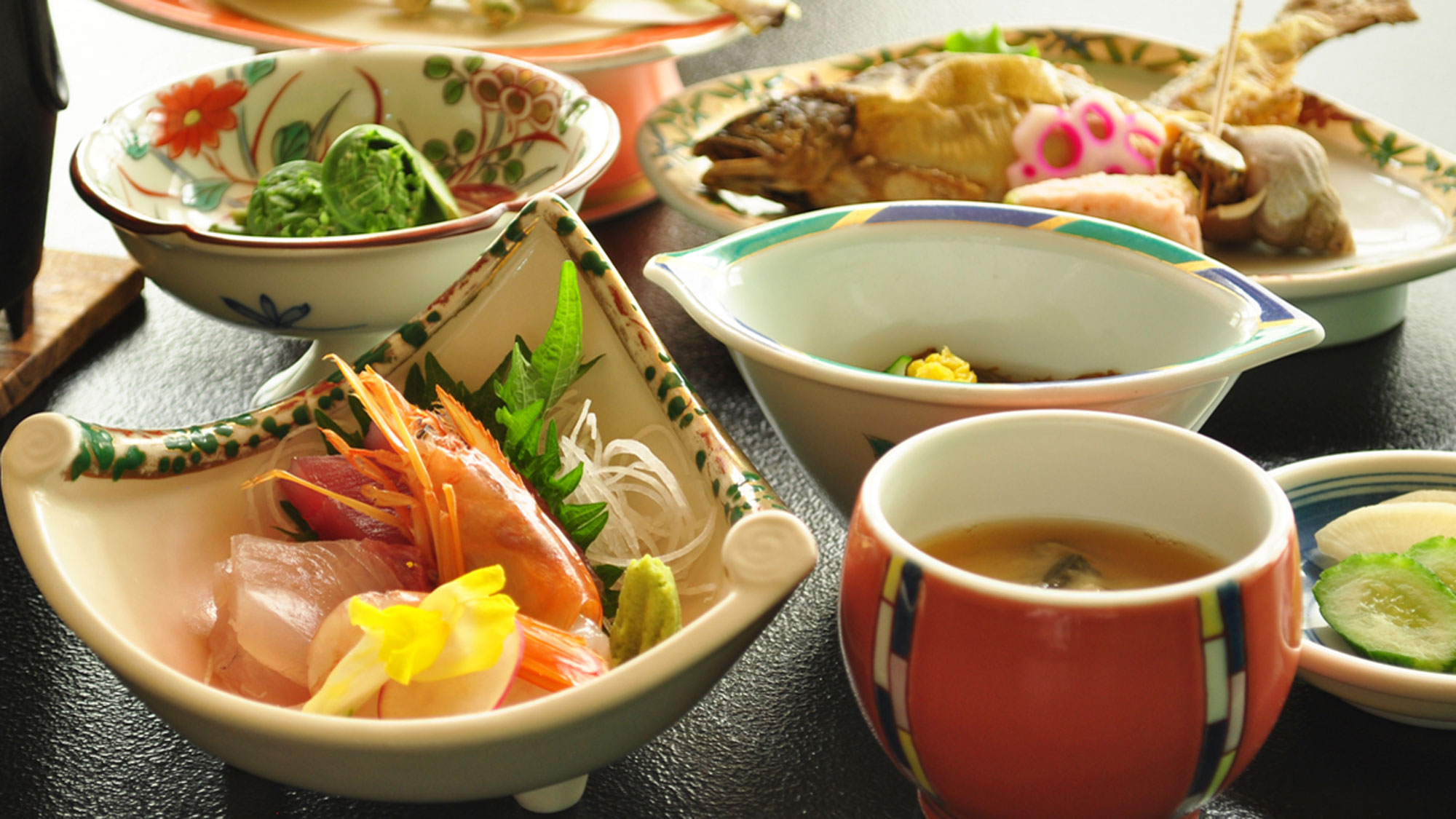 【ご夕食一例：あじさいプラン】季節のお刺身