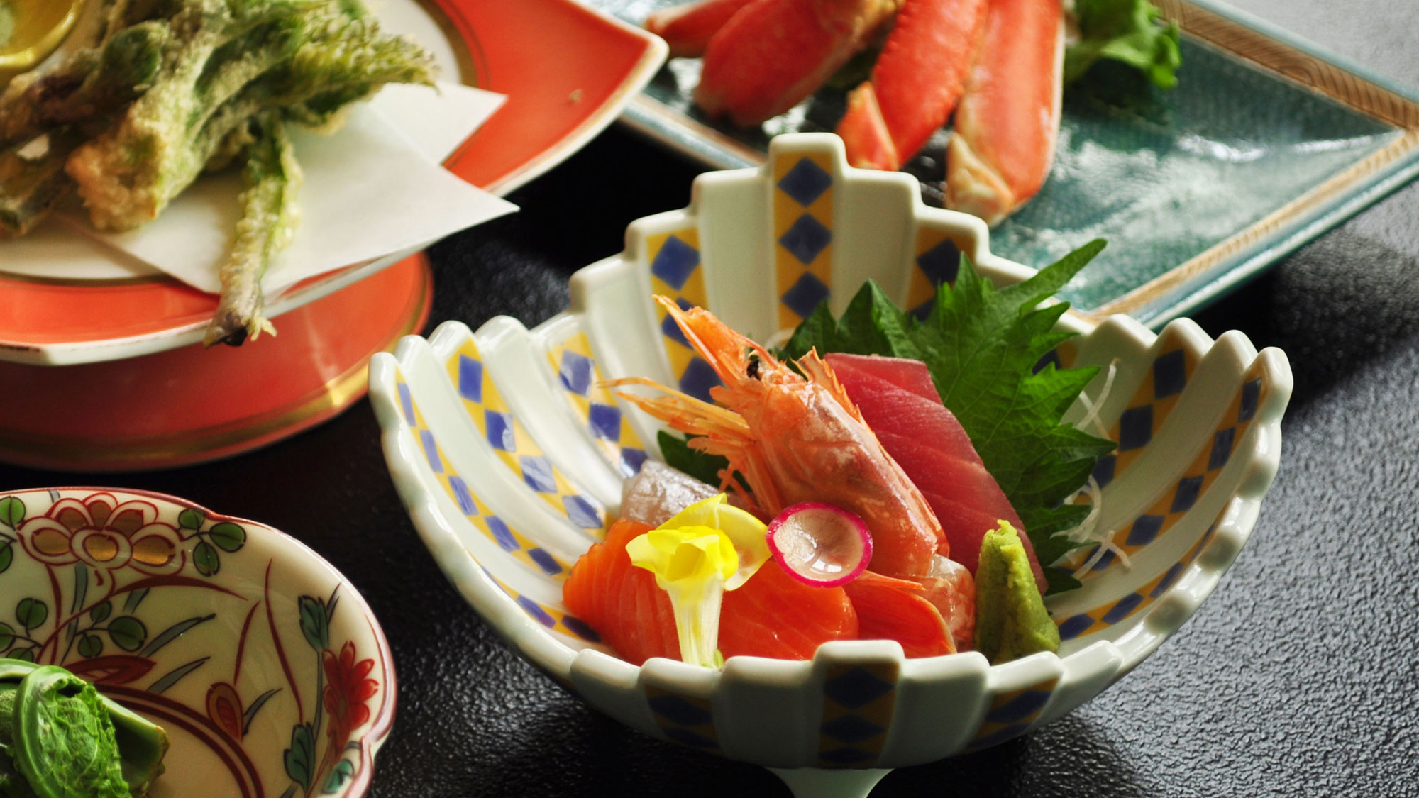 【ご夕食一例：くまげらプラン】季節のお刺身