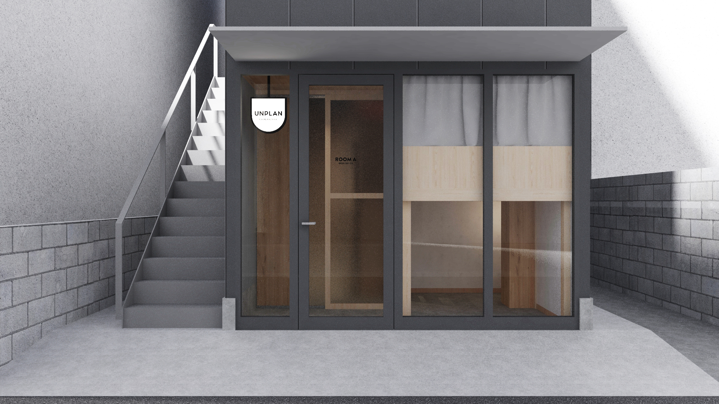 別館_ドミトリールーム(男女共用)