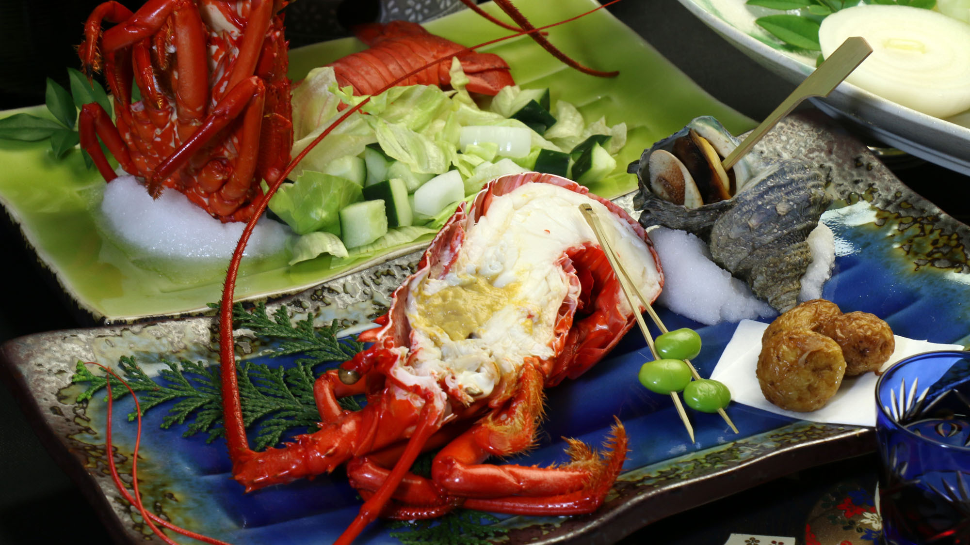 2月専用《2食付》田舎会席プラン×伊勢海老の黄金焼×鶏の陶板焼きで贅沢に♪