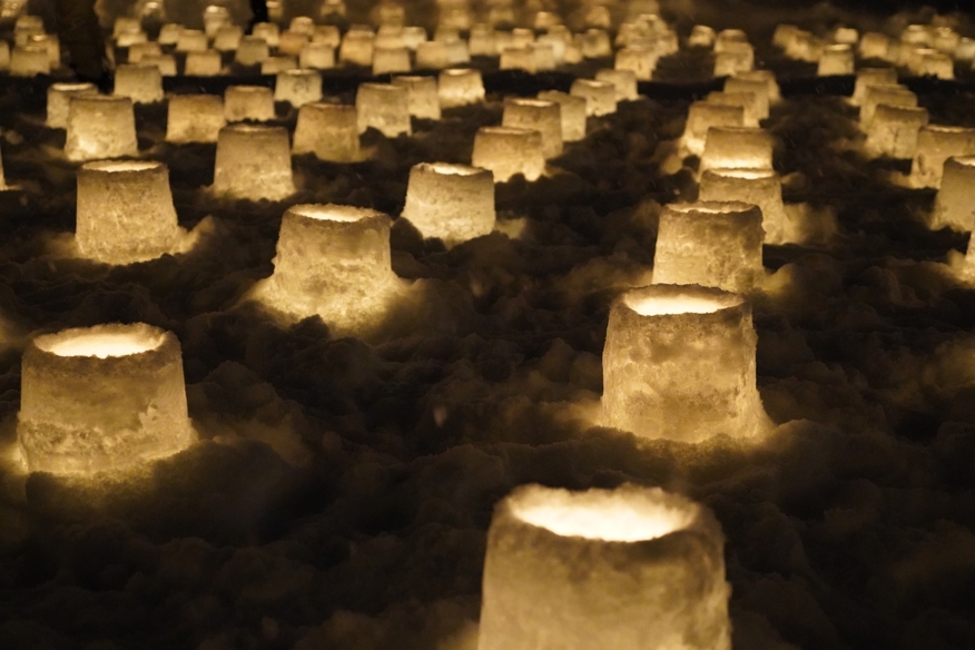 【冬季限定】雪国ならではの体験☆雪灯ろう作りができちゃう♪【１泊２食付】