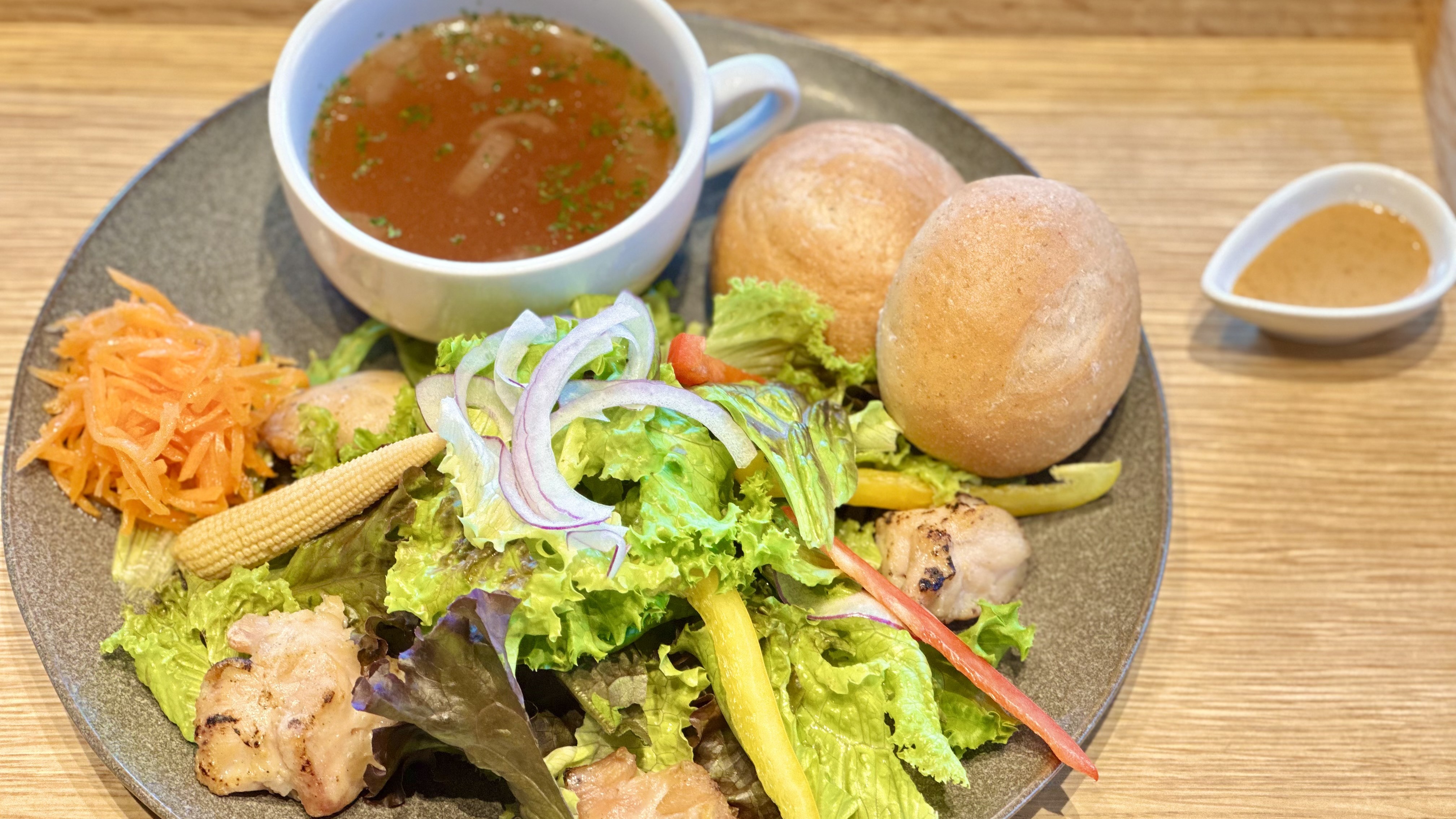 朝の野菜プレート