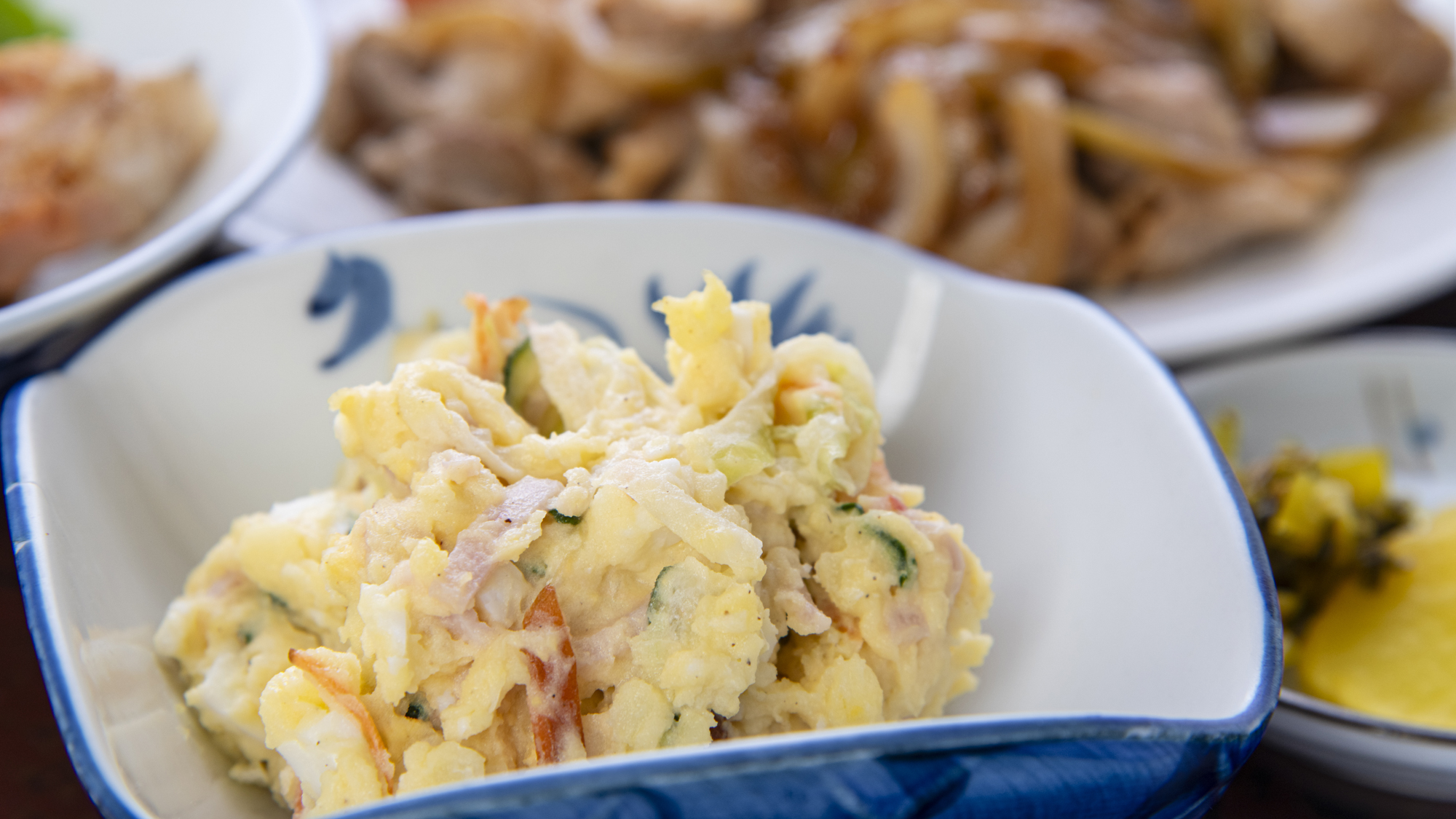 【自家製ポテトサラダ】手間暇かけた副菜へのこだわり（★ある日の夕食★）