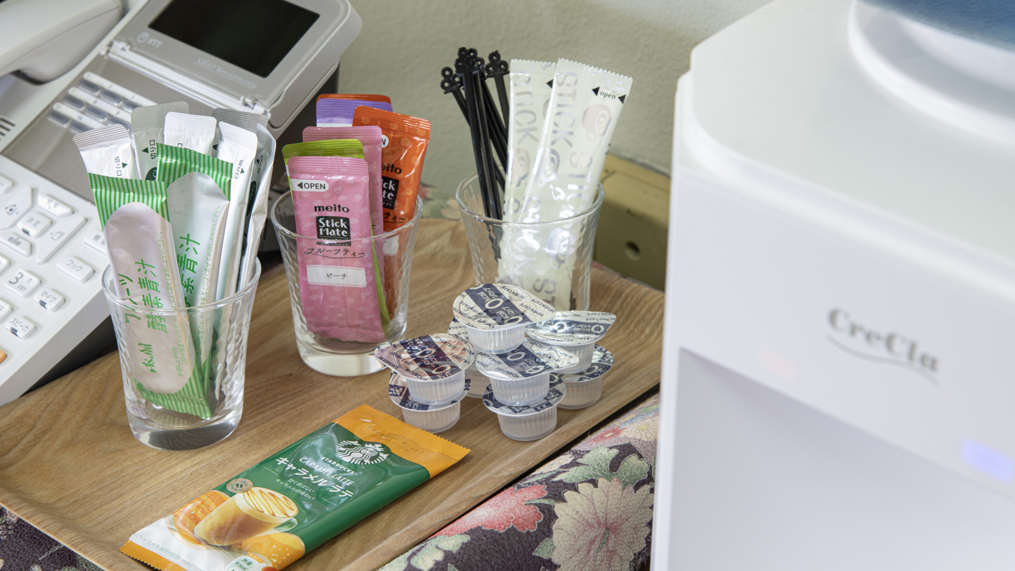 【無料サービス】コーヒーや青汁など選べる充実のドリンク