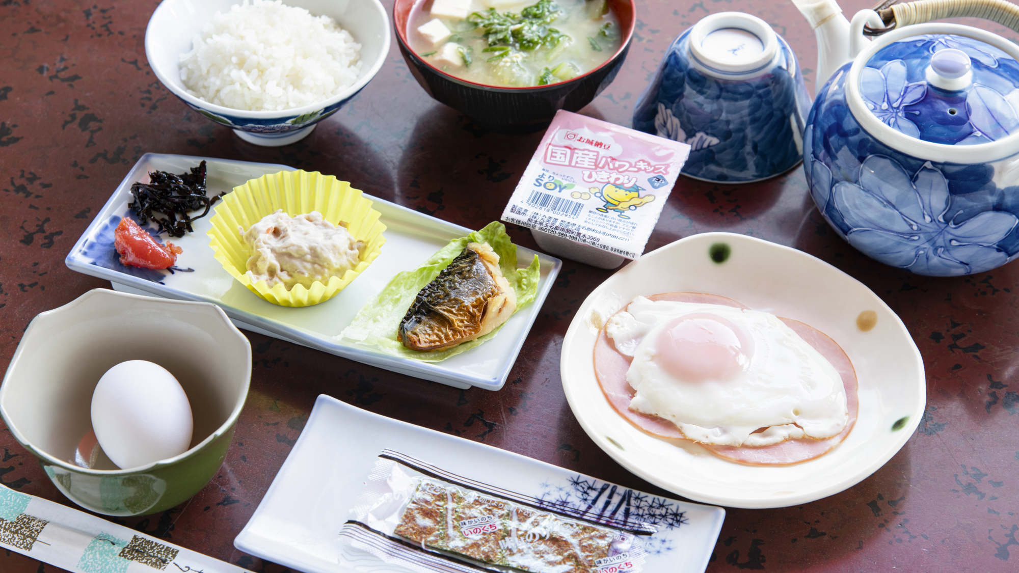 【朝から健康に】しっかり食べて仕事へ！満足朝食セット♪