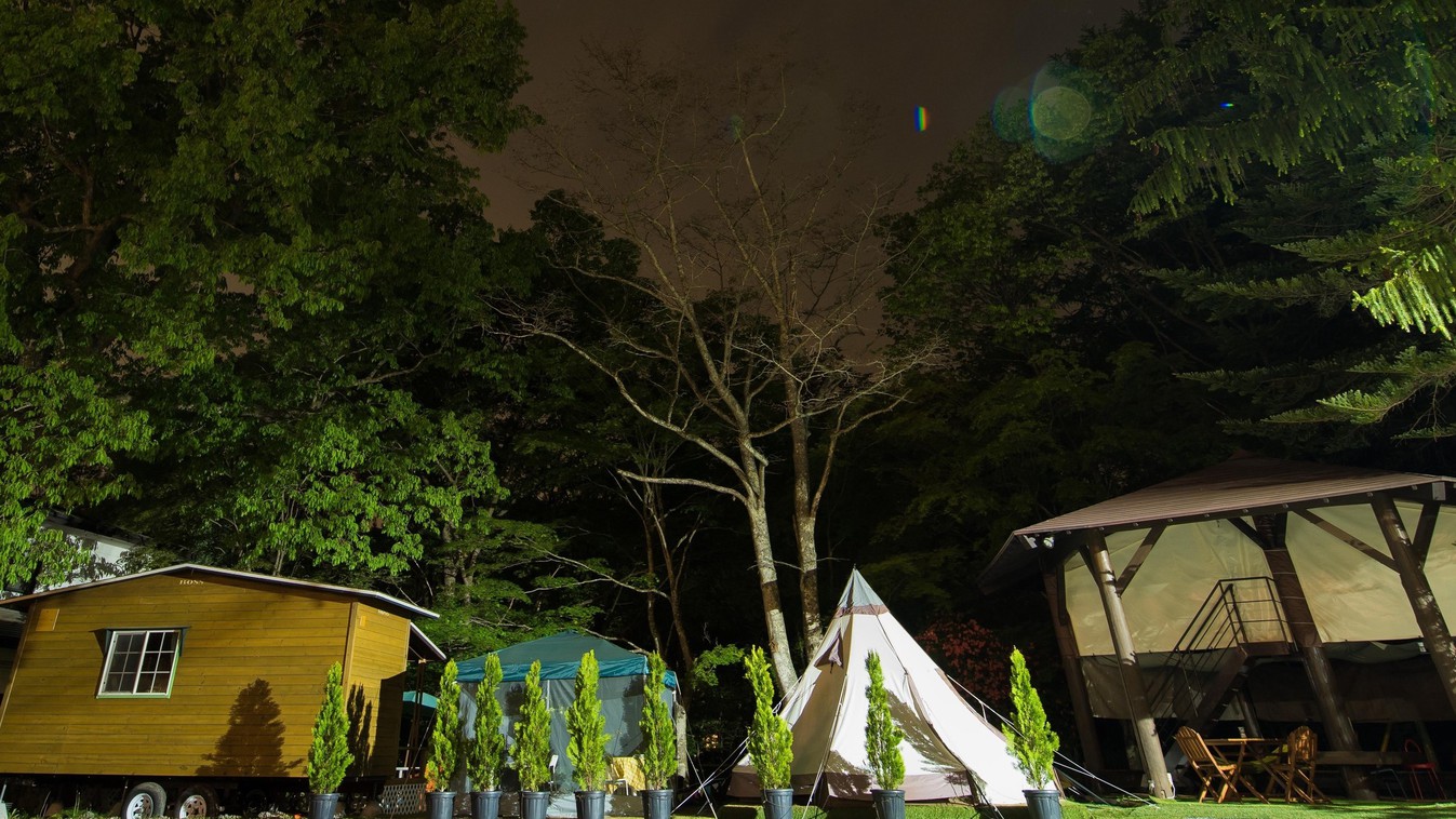 【1日2組限定】軽井沢の大自然で楽しむプチグランピング体験♪【夕食BBQ付！】