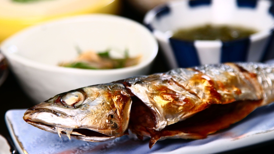 朝食◆香ばしい焼き魚にご飯が進みます