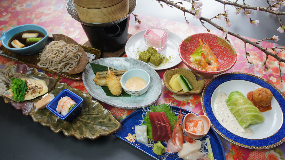 ■季節の膳プラン・夕朝食付■新潟の季節の恵み〜のどぐろ・和牛・鯛〜佐渡見亭のグレードアッププラン