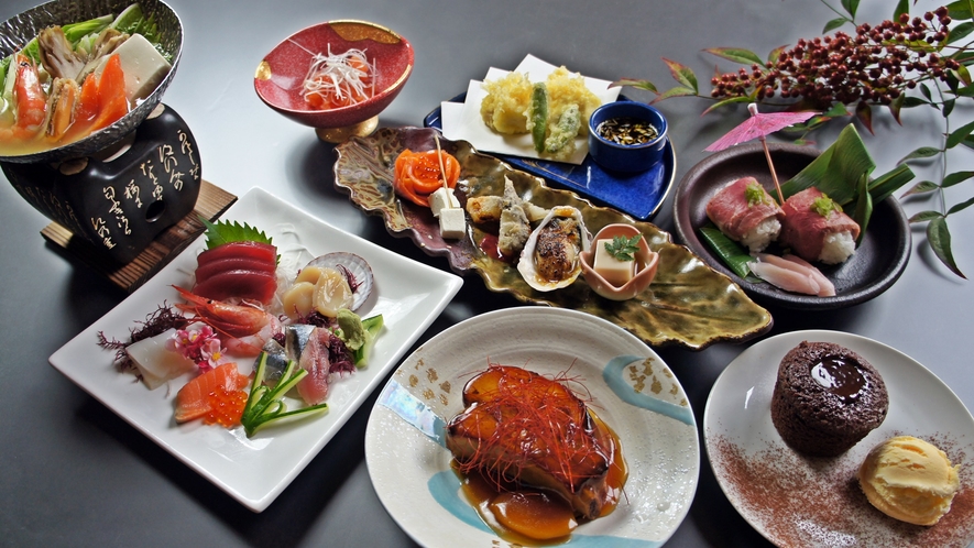 *料理（冬）／寒ぶりなど日本海の冬の旬を楽しめるお料理